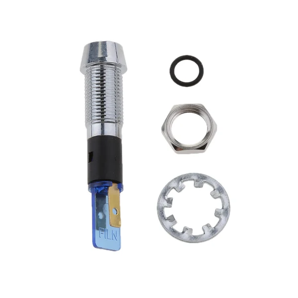Fast Maxbell 12V 8mm LED Dash Panel Indicator Singal Light Lamp for Car Truck Boat Blue Fine