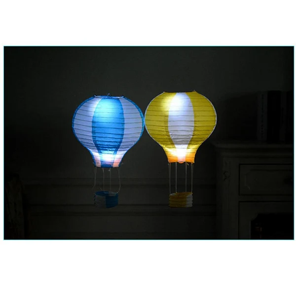 Convenient Maxbell Maxbell 12 Hot Air Balloon Paper Lantern Birthday Wedding Decor Rose Red White Advanced