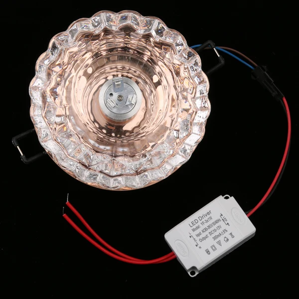 Traditional Maxbell Modern Crystal LED Ceiling Pendant Lamp Lighting Chandelier Brown White Refined