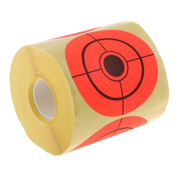 User-Friendly Maxbell 250pcs Paper Target Roll Florescent 3 Adhesive Shooting Target Stickers Proven