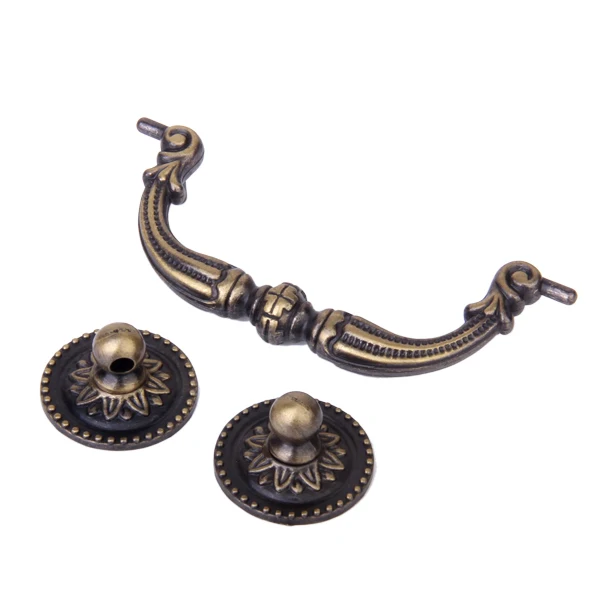 Eco-Friendly Maxbell Fashionable Antique Brass Home Kitchen Cabinet Door Window Drawer Wardrobe Handle with 2 Mounting Screws Exceptional
