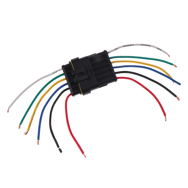 World-Class Maxbell Plug and Play 10pcs 6Pin HID Wire Connector Plug Male Female Harness Clips Secure