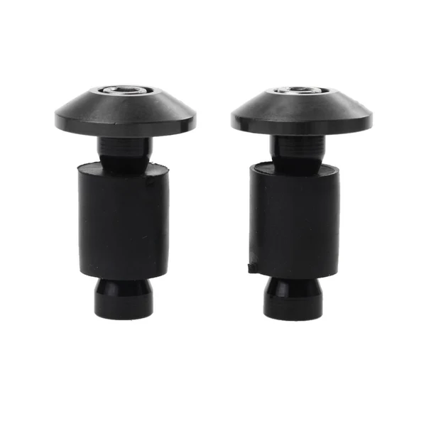 Fast Maxbell CNC Handlebar Grips Bar End Slider Cap Plug Motorcycle Dirt Bike Black World-Class