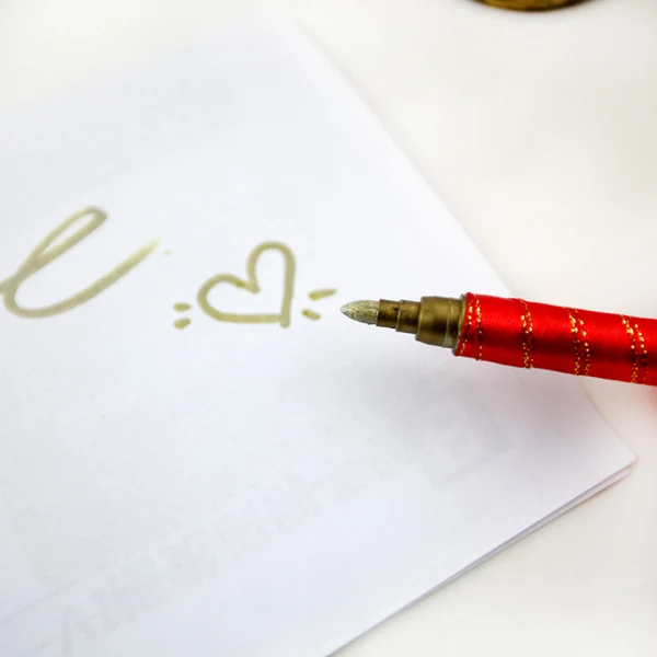 Dependable Maxbell Wedding Party Reception Pink Flower Wand Guest Book Signing Pen Table Decor Eco-Friendly