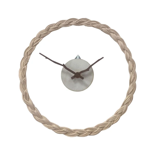 High-Performance DIY Rattan Wall Clock Large Wall Stickers Decor Clock Office Easy-to-Use