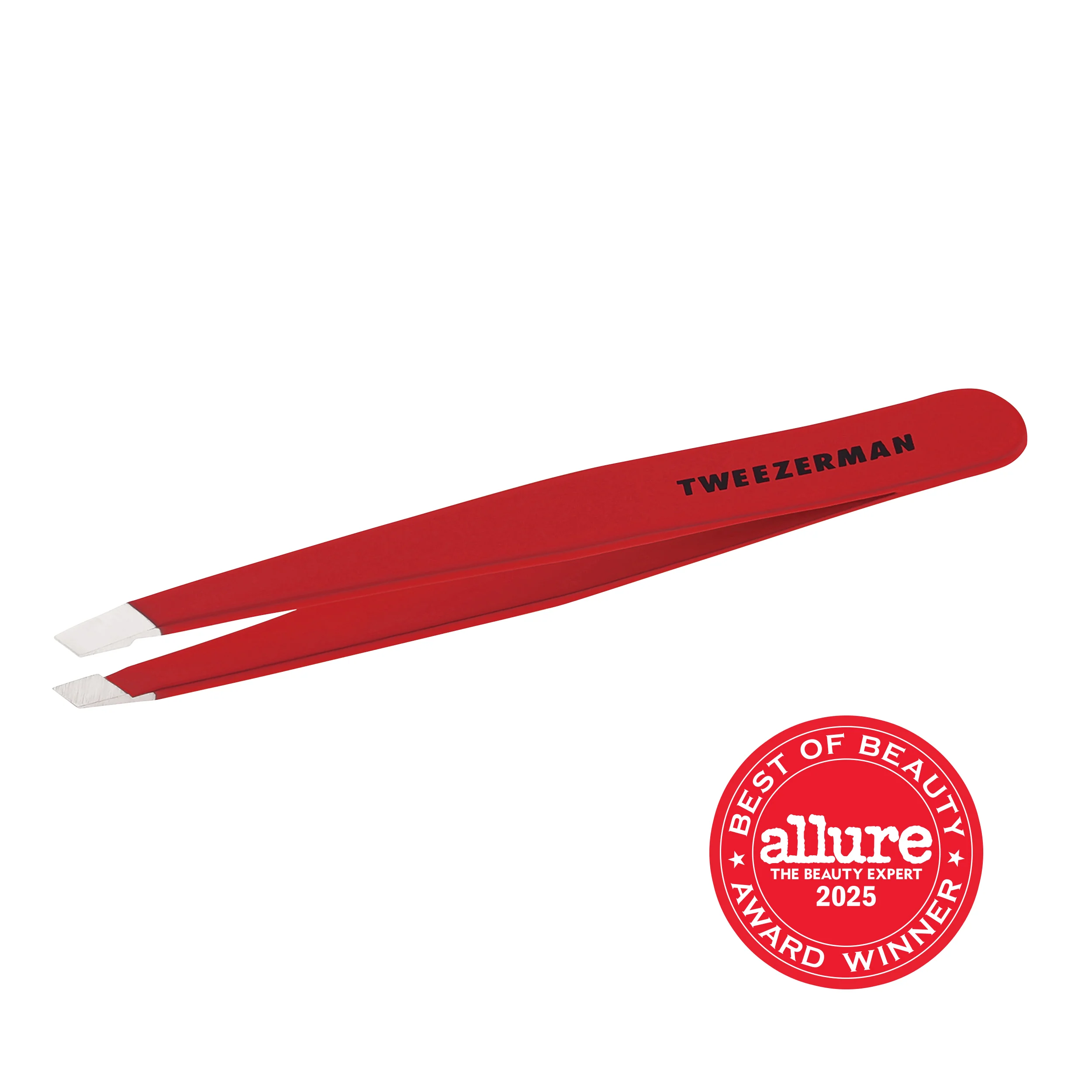 Elegant Signature Red Slant Tweezer Certified