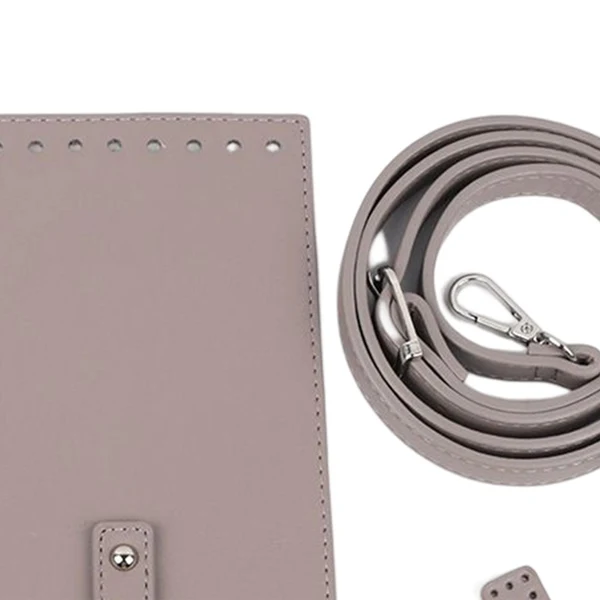Original Maxbell Handmade Bag Making Accessories Shoulder Bag Cover Purse Making for Backpack gray Comfortable