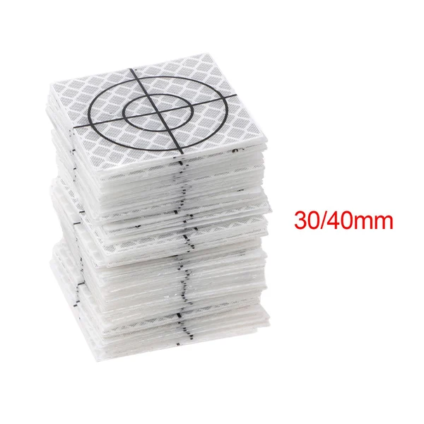 Traditional Maxbell 100 Pieces Reflective Tape Target for Tunnel Engineering Slope Monitoring 3cmx3cm Contemporary