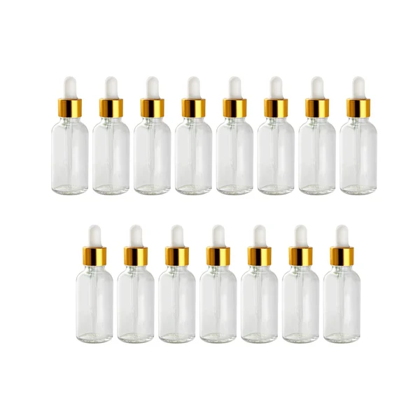 Contemporary Maxbell 15Pcs Dropper Bottles Storage Portable Durable Thick Clear Refillable 30ml Green