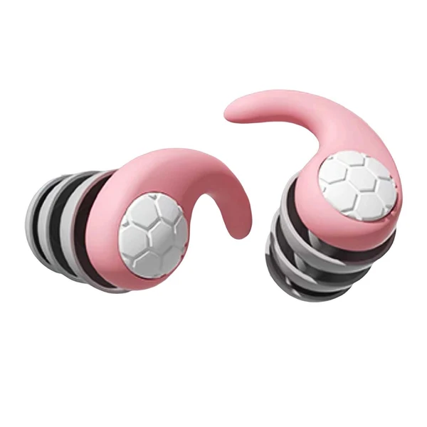 High-Performance Maxbell Earplugs for Sleeping Noise Cancelling Waterproof Super Soft for Travel Work Pink Safe