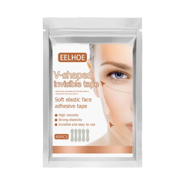 Classic Maxbell 40 Pieces Face Lift Tape Lifting Silicone Invisible for Reduce Fine Lines Contemporary