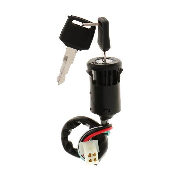 Minimalist Maxbell KEY IGNITION SWITCH 4 WIRE Mini ATV Quad Pocket Dirt Chopper Bike Scooter Fast
