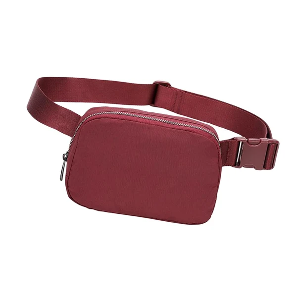 Next-Generation Maxbell Waist Pack Bag Adjustable Strap Wallet Fanny Pack for Hiking Outdoor Walking Deep Red Functional