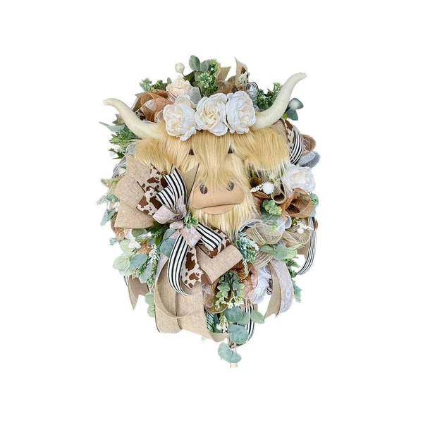 Secure Maxbell Spring Wreaths for Front Door Hanging Easter Artificial Flowers Garland 16'' Innovative