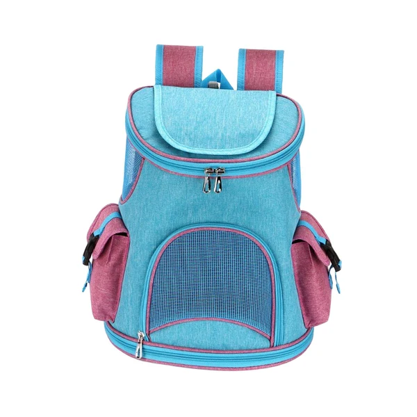 Safe Maxbell Pet Carrier Backpack Adjustable Strap Pet Travel Bag for Camping Outdoor Dog Light Blue 6.6lb Artisan