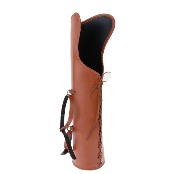 Outstanding Maxbell Arrow Holder Adjustable Knight PU Costume Medieval for Cosplay Party Adults Brown Responsible