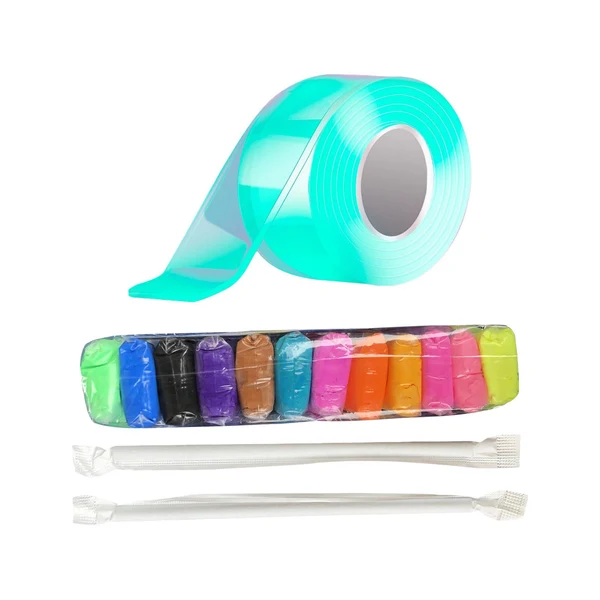 Functional Maxbell Bubble Balloons Blowing Tape DIY Crafts Reusable Double Sided Tape for Adult Style A Modern