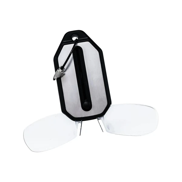 Crafted Maxbell Keychain Case and Readers Accessory Easy to Install on Nose Readers and Case Clear White 100 Sophisticated