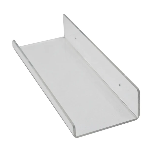 Breathable Maxbell Acrylic Floating Wall Shelf Sturdy Clear for Hallway Kitchen Bathroom Genuine