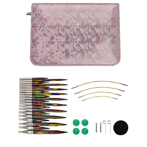 Expertly Made Maxbell Circular Knitting Needles Set Portable Aluminum Craft for Knitter Home Scarf Advanced
