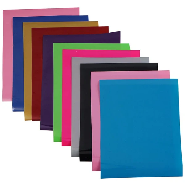 Traditional Maxbell 10Pcs Colorful Heat Transfer Vinyl HTV Cutting Printing Lettering Film Soft