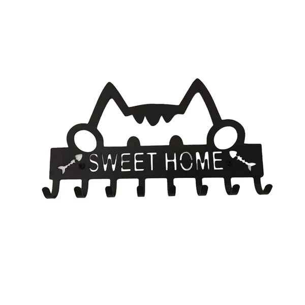 Carefully Designed Maxbell Sweet Home Wall Hanger Key Holder Hooks Metal Key Rack for Office Decor Door High-Performance