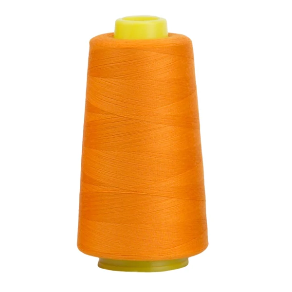 Secure Maxbell Polyester Sewing Thread Needlework DIY Quarters Fabric 3000 Yards Each Spool Orange Exclusive