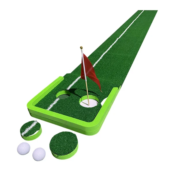 Contemporary Maxbell Golf Green Putting Mat Trainer Aid for Game Hitting Swing Detection Batting Selected