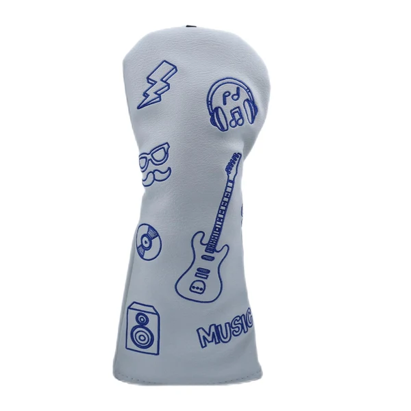 Fast Maxbell Golf Wood Headcover Water Resistant Golf Club Head Cover with Number Tag M White Convenient