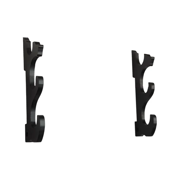 Refined Maxbell 3 Tier Samurai Sword Stand Decoration Density Fiberboard for Wakizashi Black High-End