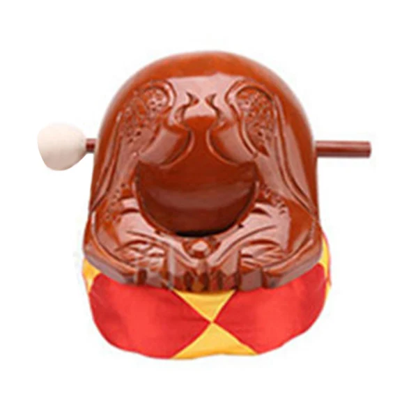 Carefully Designed Maxbell Wooden Fish Buddhist Ornaments Accessories Temple Block for Tabletop Decor A Official