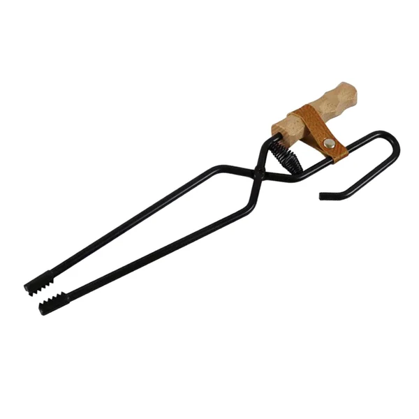 Crafted Maxbell Fireplace Tongs Fire Place Picnic Heat Insulation Outdoor Fire Tongs clip Premium Material