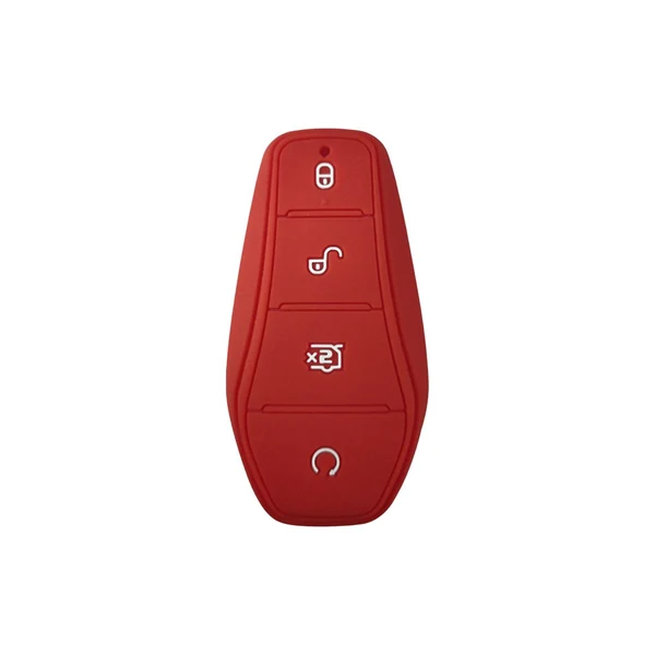 World-Class Silicone Car Key Case Cover for Byd Atto 3 High Quality Red Original