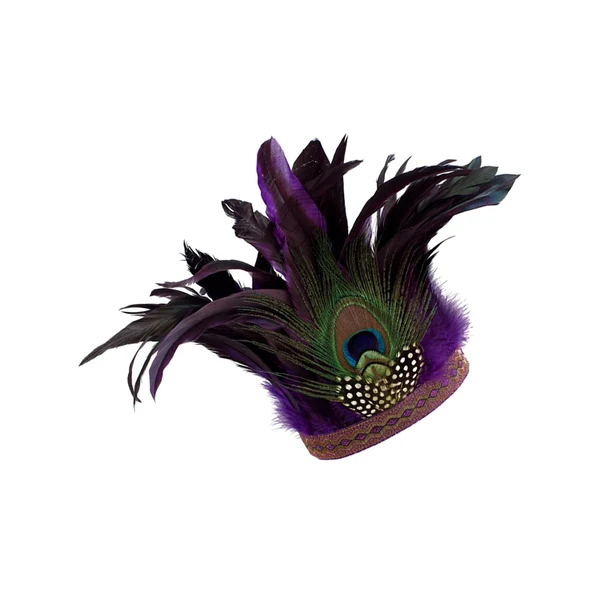 Verified Maxbell Indian Feather Headband Stage Show Costume Accessories Dress up Festival With Peacock 49-54CM Pure