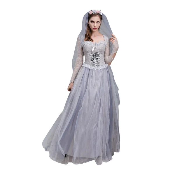 Carefully Designed Maxbell Women Halloween Dress Costume Bridal Veiling Festival Cosplay Delicate Fancy M Next-Generation