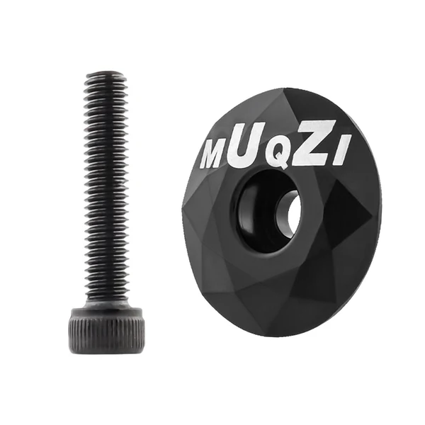 Innovative Maxbell Mountain Bike Headset Top Cap 28.6mm Fork Cover Aluminum Alloy Black with Screw World-Class