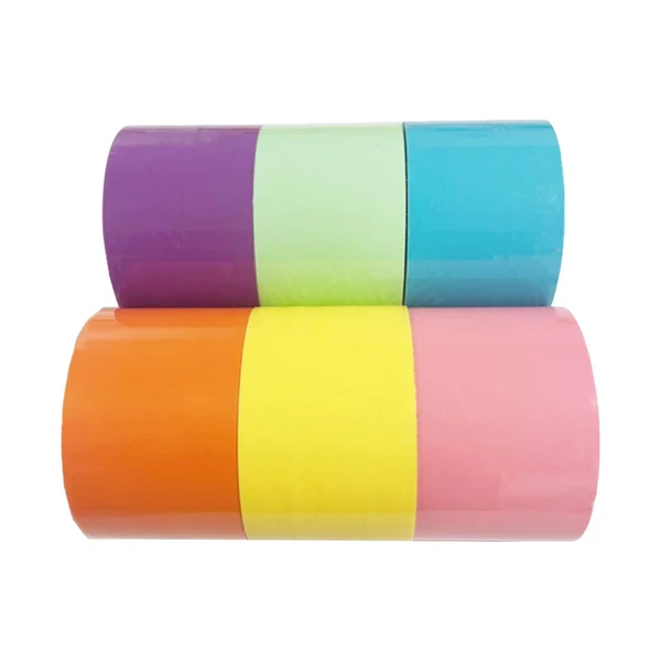 Functional Maxbell 6 Pieces Candy Color Tape 25mx4.8cm for Party Favor Adult Outstanding