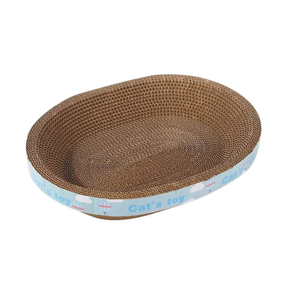 Detailed Maxbell Cat Scratcher Cardboard Lounge Bed Corrugated Scratch Pad for Scratching 55cmx42cmx9cm Exclusive