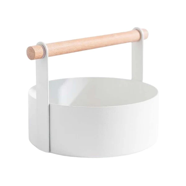 Quality Maxbell Iron Storage Basket Serving Tray with Handle for Wedding party Decor Original Design