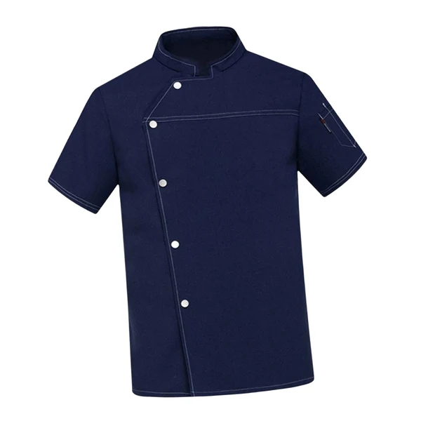 Organic Maxbell Chef Coat Jacket Waiter Waitress Apparel for Food Service Kitchen Bakery XXL Practical