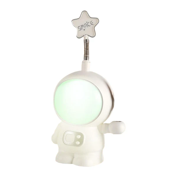 Innovative Maxbell Dimmable Astronaut Night Light Girls Creative for Bedside Kids Nursery White Elite
