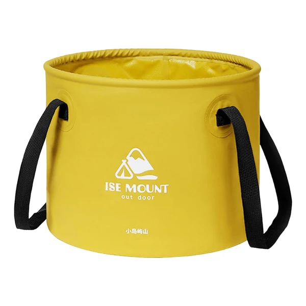 Trendy Maxbell Collapsible Bucket 10L Water Storage Bag Durable for Outdoor Activities Yellow Responsible
