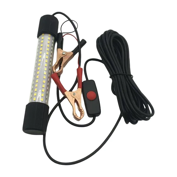 Refined Maxbell Aluminum LED Submersible Fishing Light Underwater Lamp Night Fishing Finder White Light Selected