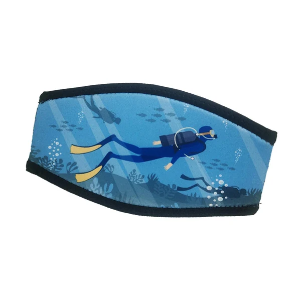 Stylish Maxbell Diving Mask Strap Cover Soft Durable Head Strap for Water Sports Diving Style A Secure