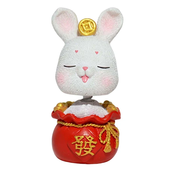 Natural Maxbell Car Dashboard Decoration Resin Figurine Statue for Dinning Room Office Fortune Relaxed
