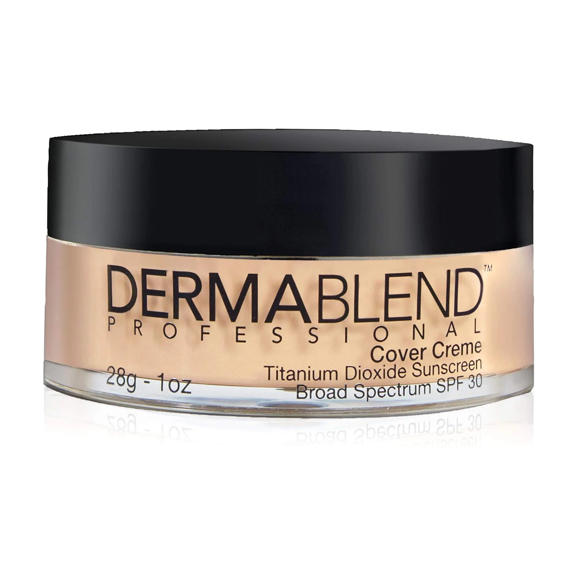 Premium Material Dermablend Cover Creme High Coverage Foundation with SPF 30 0C Pale Ivory 1 Oz. Durable