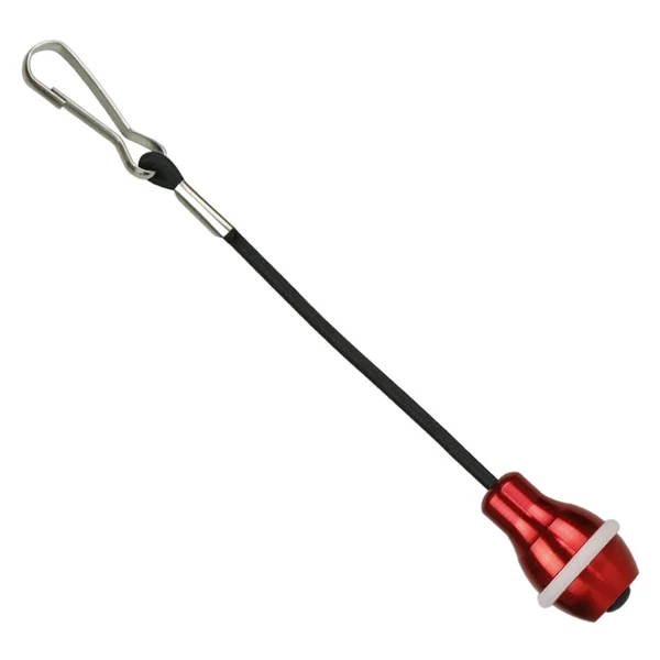 Powerful Maxbell Fishing Rod Pendant Prevent Miss Tool Nonslip for Taiwan Fishing Outdoor Red Natural