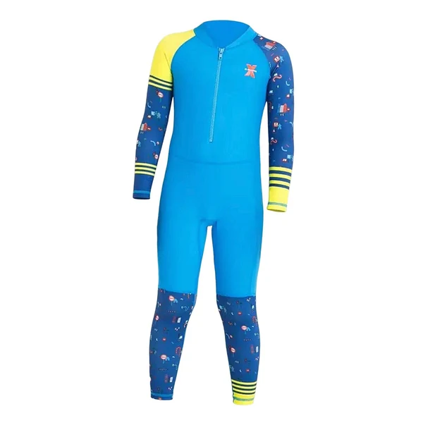 Long-Lasting Maxbell Kids Wetsuit Diving Swimsuits Boating Water Sports Kayak Thermal Full suits Blue S Casual