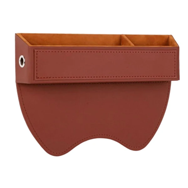 Fine Car Seat Gap Organizer Interior Accessory for Byd Yuan Plus Cellphone Brown Co-pilot Luxury