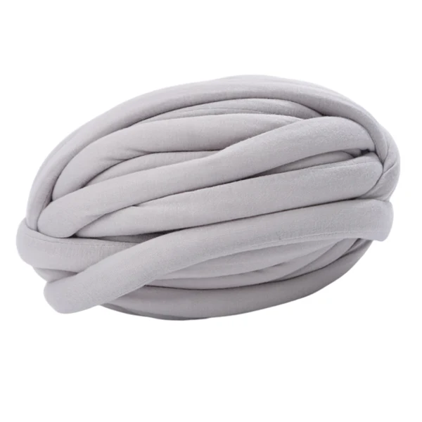 Solid Maxbell Chunky Wool Yarn Filling Soft Knitting for Scarf Sweater Bed Fence Crochet smoke gray Exclusive